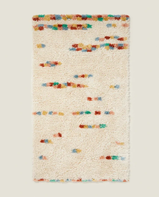 Rugs*ZARA Home Colored Woven Rug Oyster White