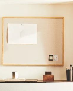 Frames And Canvases*ZARA Home Cork Board With Linen Natural Colour