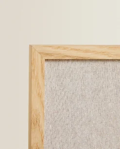 Frames And Canvases*ZARA Home Cork Board With Linen Natural Colour