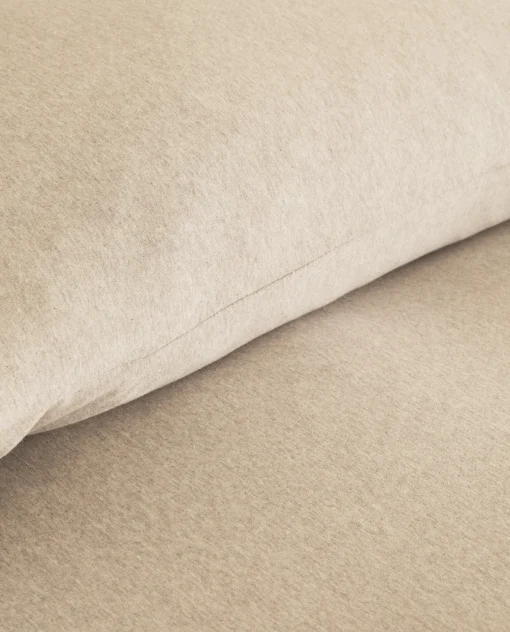 Fitted Sheets*ZARA Home Cotton Jersey Adjustable Fitted Sheet Sand