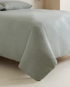 Duvet Covers*ZARA Home Cotton Jersey Duvet Cover Green