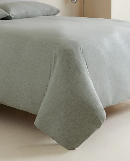 Duvet Covers*ZARA Home Cotton Jersey Duvet Cover Green