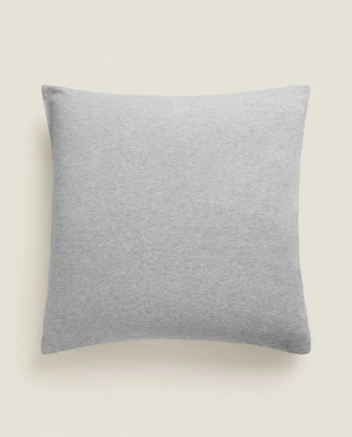 Pillowcases*ZARA Home Cotton Jersey Pillowcase Middle Grey