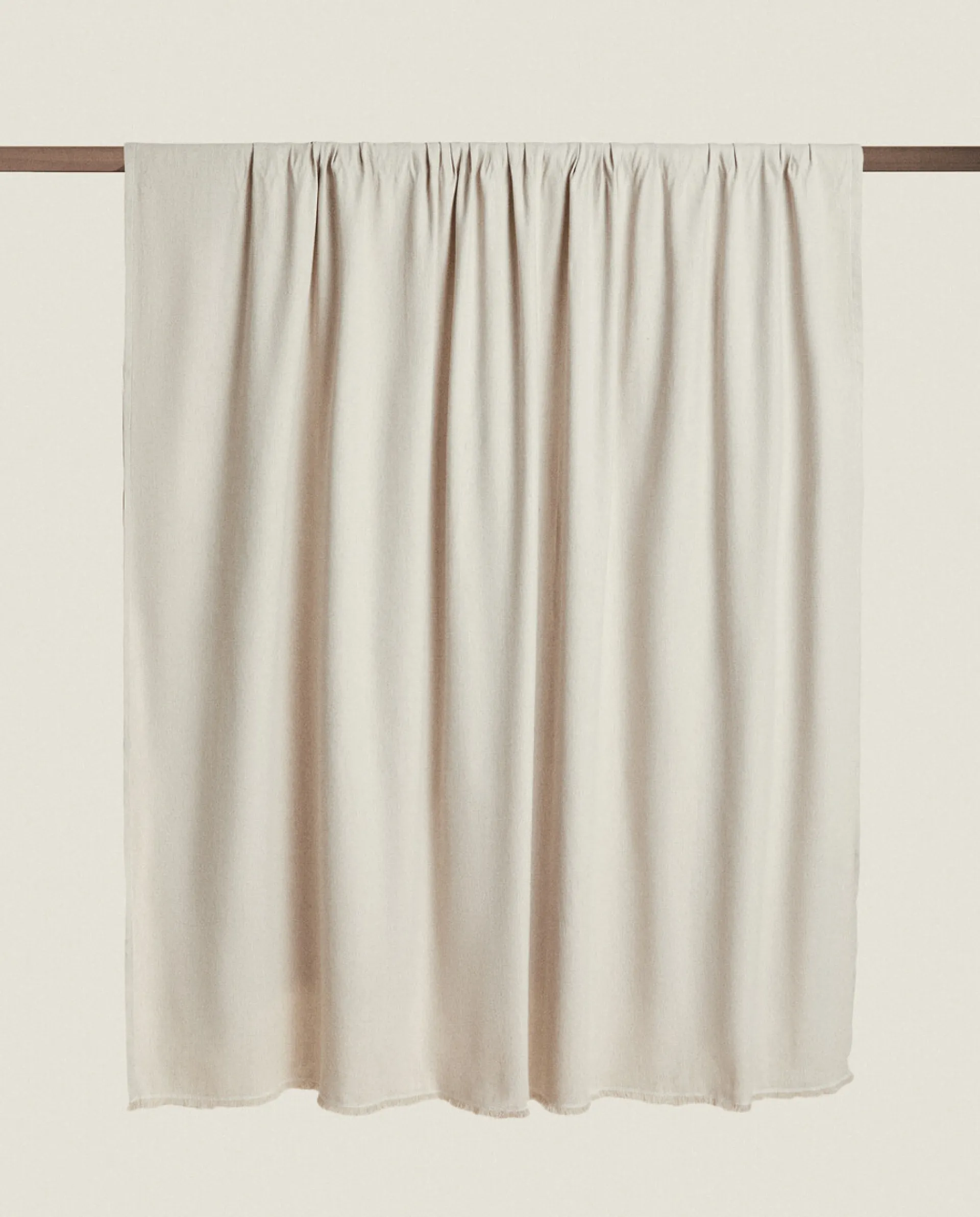 Blankets*ZARA Home Cotton Multi-Purpose Blanket Natural Colour