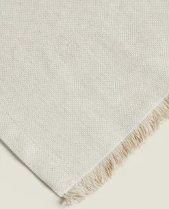 Blankets*ZARA Home Cotton Multi-Purpose Blanket Natural Colour