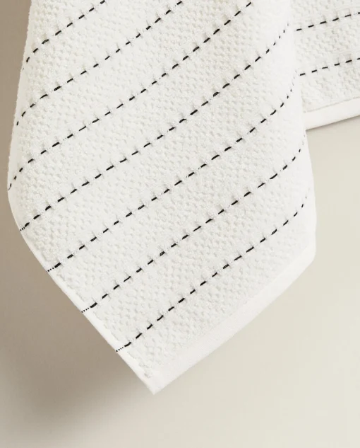 Kitchen Towels, Aprons And Bags*ZARA Home Cotton Terrycloth Dish Towel White