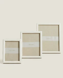 Frames And Canvases*ZARA Home Cream Wooden Frame Beige