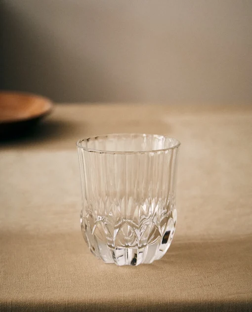 Tumblers*ZARA Home Cut Crystalline Tumbler Transparent