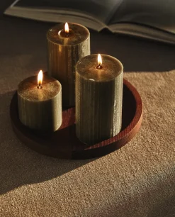 Candles*ZARA Home Cylindrical Candle Grey