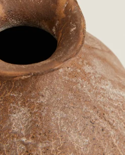 Vases*ZARA Home Decorative Aluminum Vase Brown