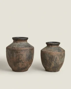 Vases*ZARA Home Decorative Pot Grey