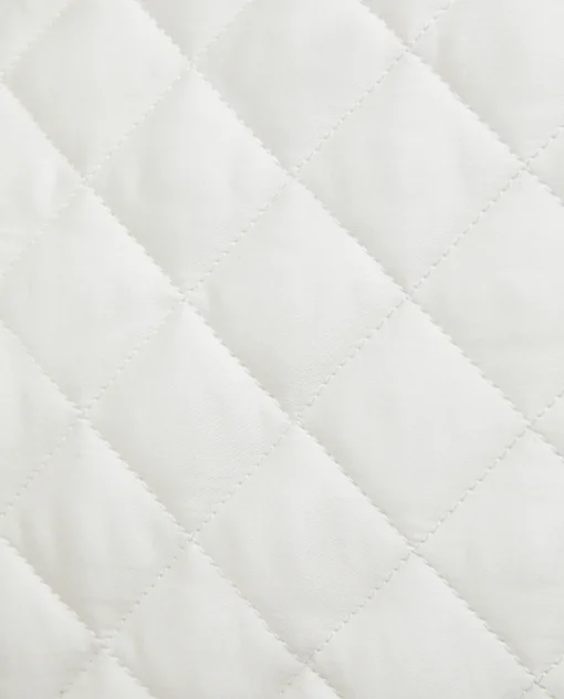 Quilts*ZARA Home Diamond-Pattern Throw Pillow Cover Cream