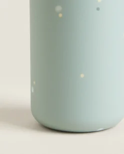 Mealtime*ZARA Home Dots Silicone Tumbler With Straw Green