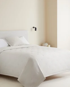 Quilts*ZARA Home Dotted Quilt Grey