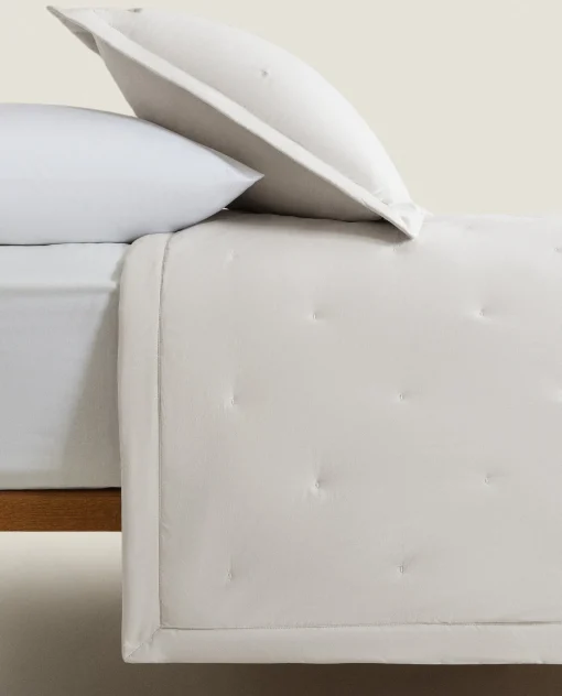 Quilts*ZARA Home Dotted Quilt Grey