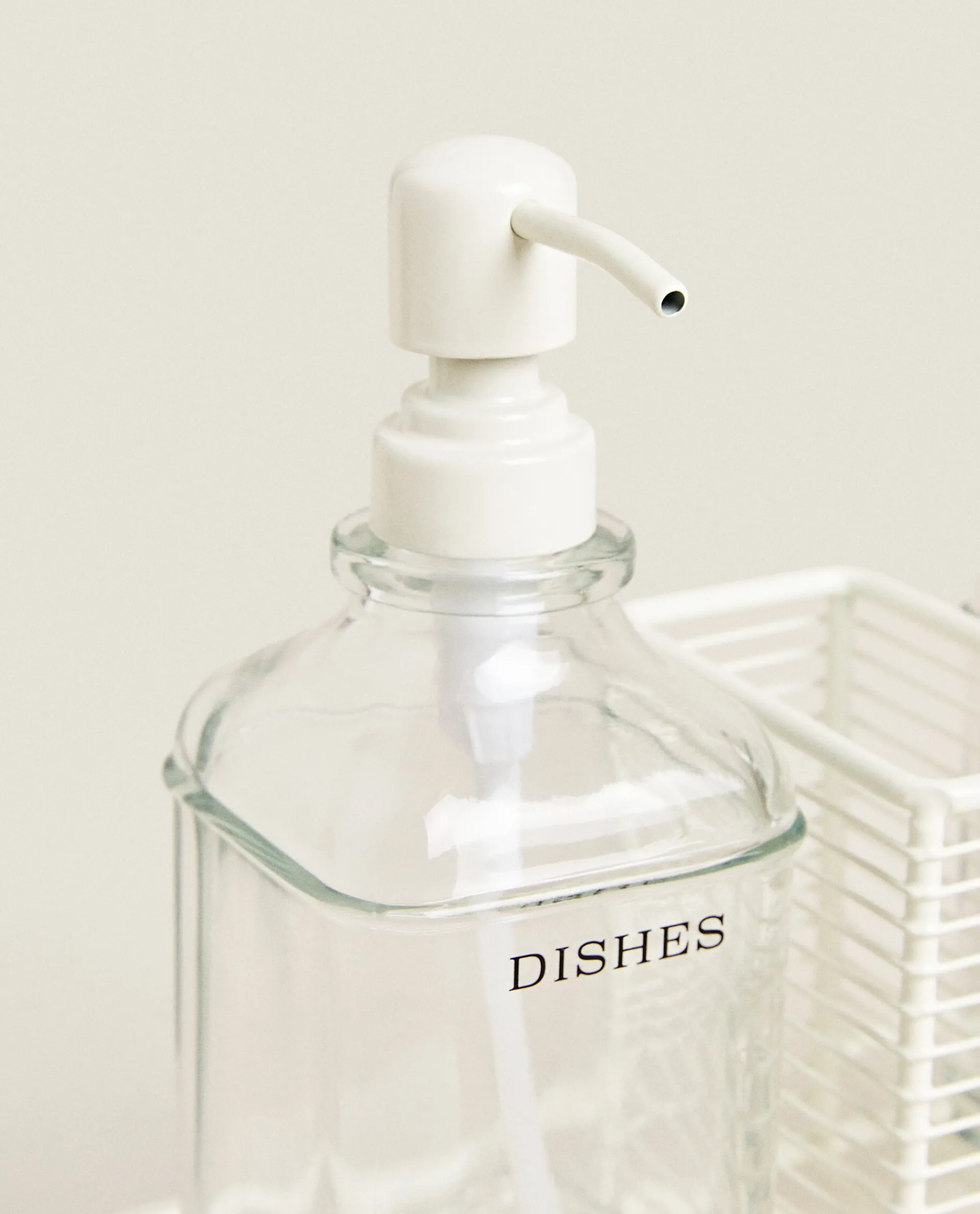 Cleaning*ZARA Home Double Dispenser With Stand Cream