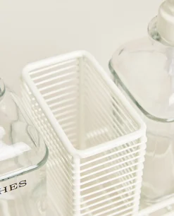 Cleaning*ZARA Home Double Dispenser With Stand Cream