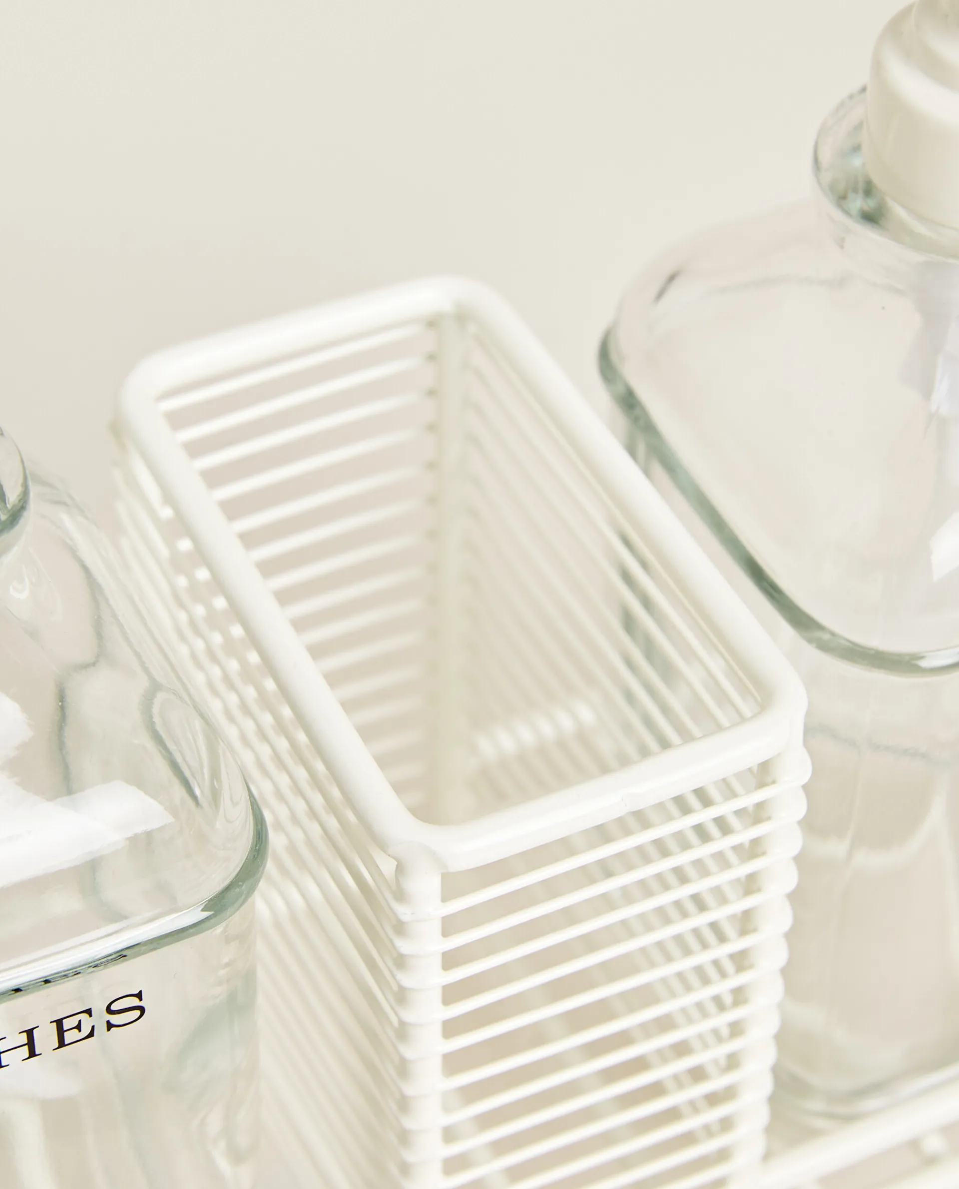 Cleaning*ZARA Home Double Dispenser With Stand Cream