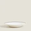 Soup Plates*ZARA Home Double Rim Soup Plate Blue