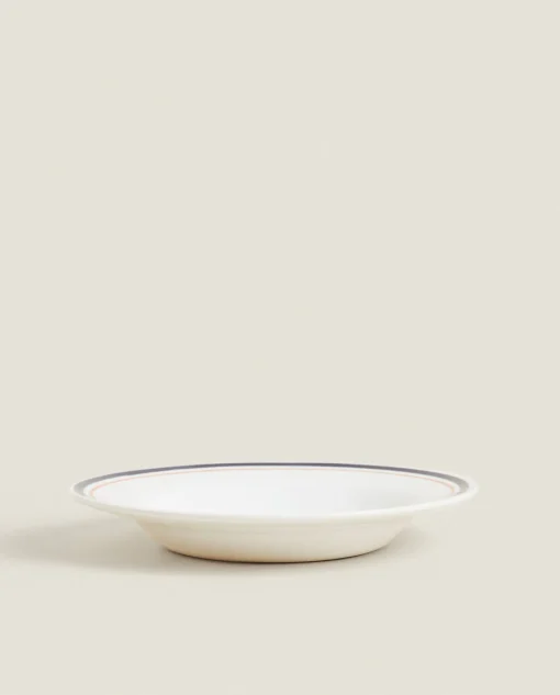 Soup Plates*ZARA Home Double Rim Soup Plate Blue