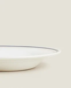 Soup Plates*ZARA Home Double Rim Soup Plate Blue