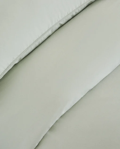 Duvet Covers*ZARA Home Double Topstitched Duvet Cover Green