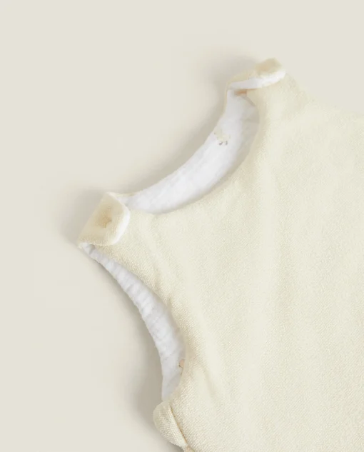 Personalization*ZARA Home Duck Print Muslin Sleeping Bag Yellow