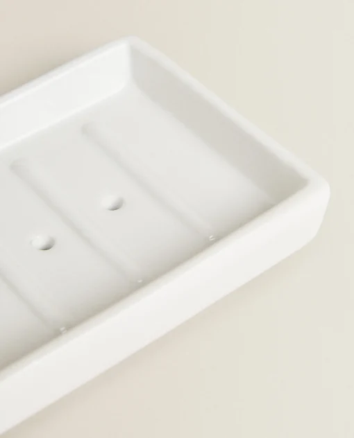 Soap Dishes*ZARA Home Earthenware Soap Dish White