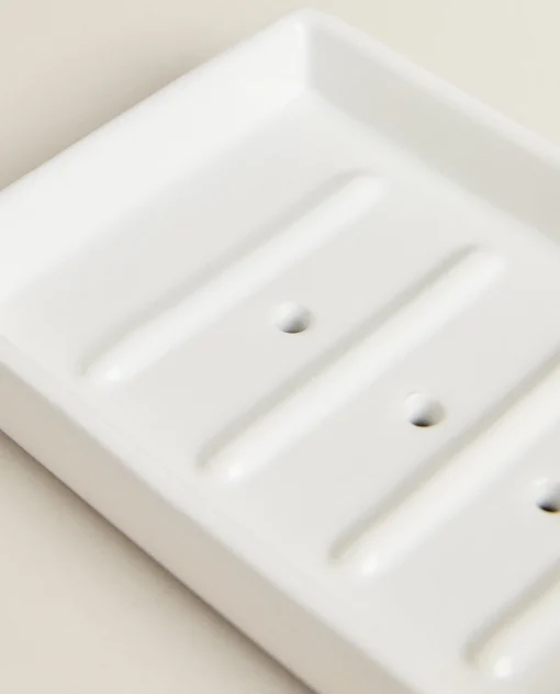Soap Dishes*ZARA Home Earthenware Soap Dish White
