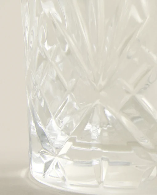 Tumblers*ZARA Home Engraved Crystalline Shot Glass Transparent