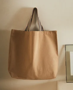 Kitchen Towels, Aprons And Bags*ZARA Home Fabric Tote Bag Ecru