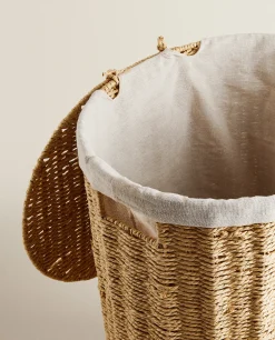 Laundry Care*ZARA Home Fabric-Lined Laundry Hamper Natural Colour
