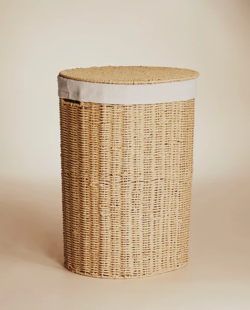 Laundry Care*ZARA Home Fabric-Lined Laundry Hamper Natural Colour
