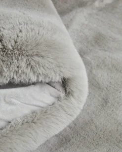 Blankets*ZARA Home Faux Fur Blanket Grey