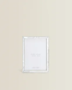 Frames And Canvases*ZARA Home Fine-Edge Mother-Of-Pearl Frame White