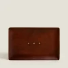 Soap Dishes*ZARA Home Flat Wood Soap Dish Natural Colour