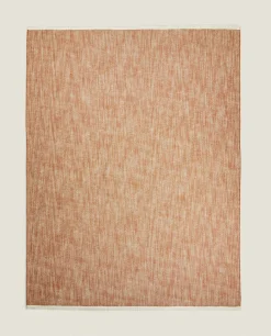 Blankets*ZARA Home Flecked Blanket Russet