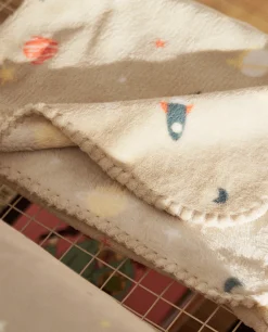 Blankets*ZARA Home Fleece Blanket Multicolored