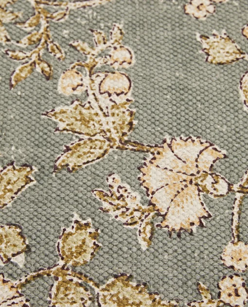 Decorative*ZARA Home Floral Print Block Rug Multicolored