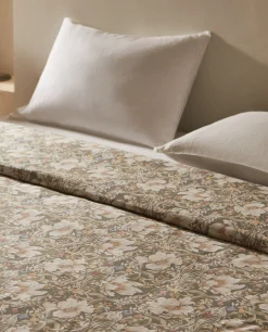 Duvet Covers*ZARA Home Floral Print Duvet Cover Green