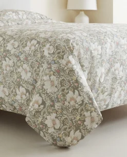 Duvet Covers*ZARA Home Floral Print Duvet Cover Green