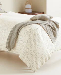 Duvet Covers*ZARA Home Floral Print Duvet Cover Blue