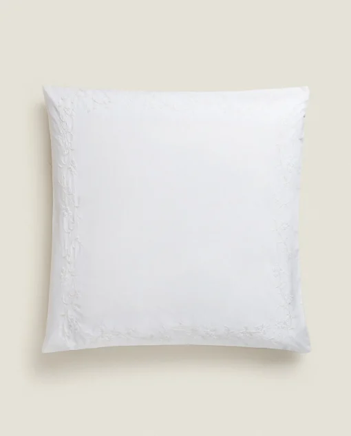 Pillowcases*ZARA Home Floral Print Pillowcase White