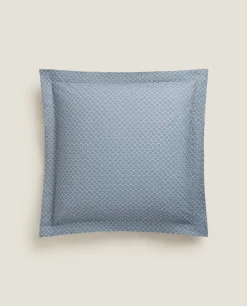 Pillowcases*ZARA Home Geometric Print Pillowcase Blue