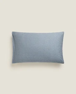 Pillowcases*ZARA Home Geometric Print Pillowcase Blue