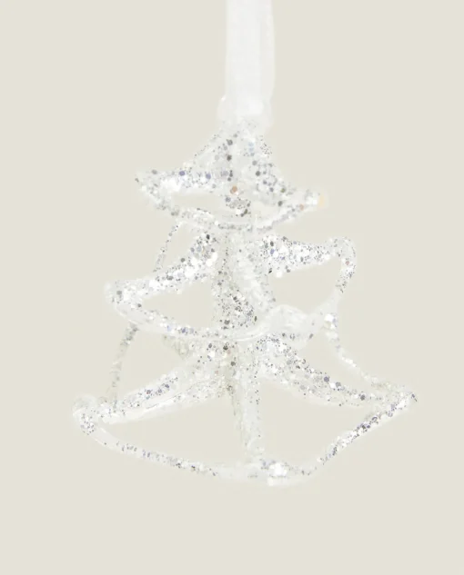 Decoration*ZARA Home Glass Christmas Tree Decoration Silver