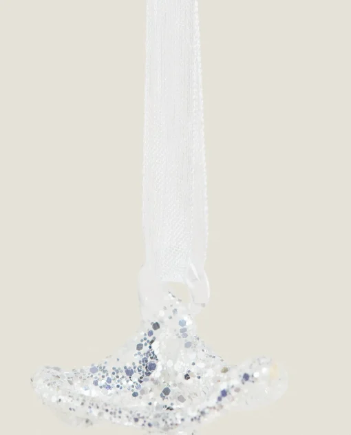 Decoration*ZARA Home Glass Christmas Tree Decoration Silver