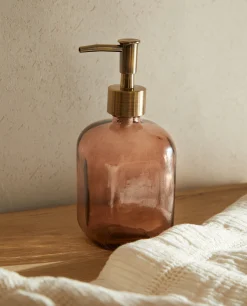 Dispensers*ZARA Home Glass Dispenser Caramel
