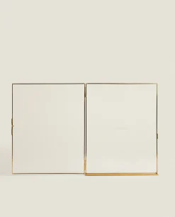 Frames And Canvases*ZARA Home Gold Frame Golden