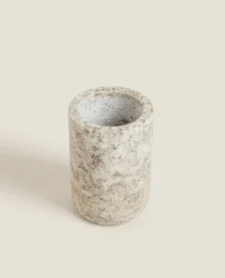 Glasses*ZARA Home Gray Marble Tumbler 4-111
